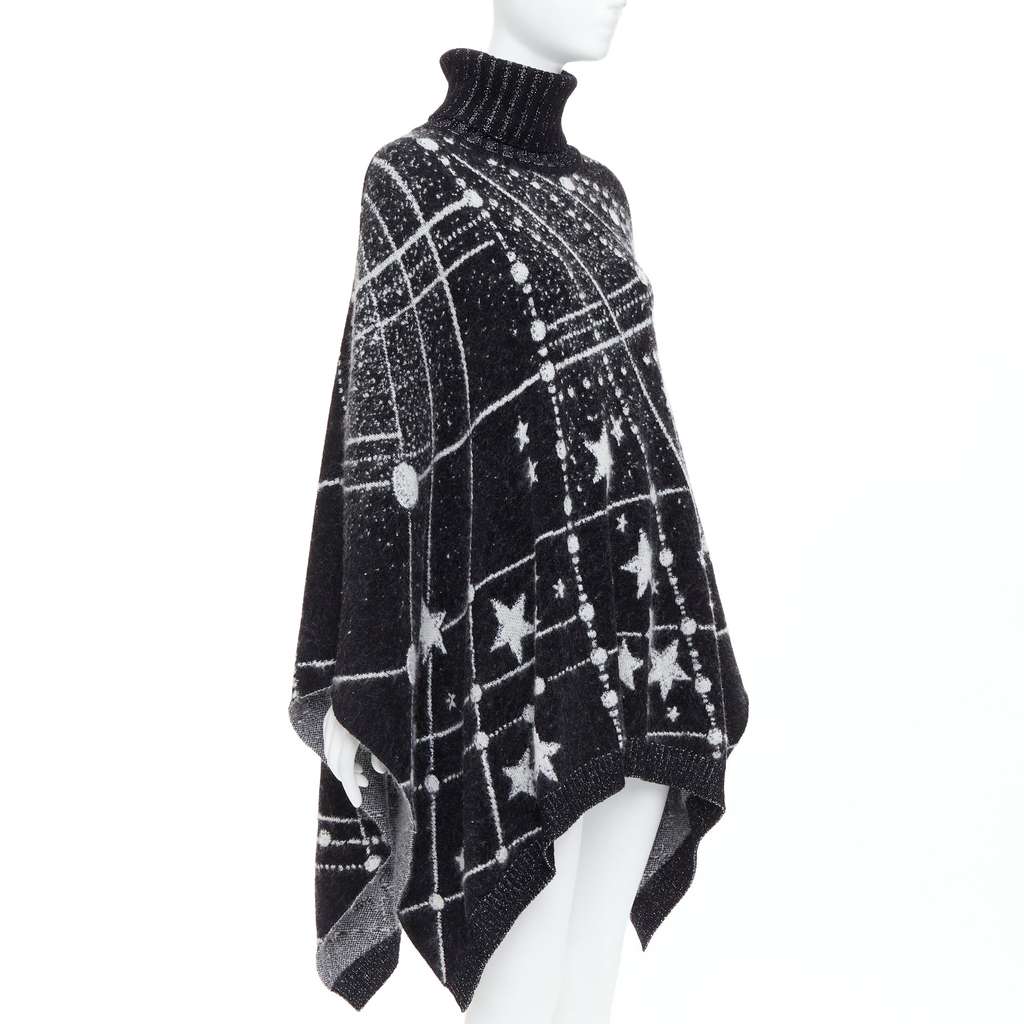 Saint Laurent Constellation Black Viscose Never worn - Inside View