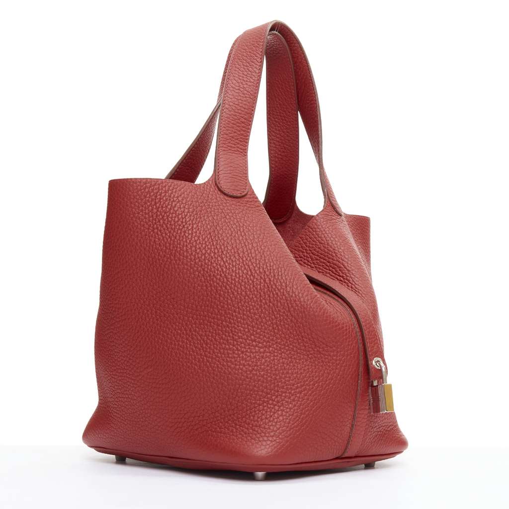 Hermès Picotin 22 Red Leather Good condition - Inside View