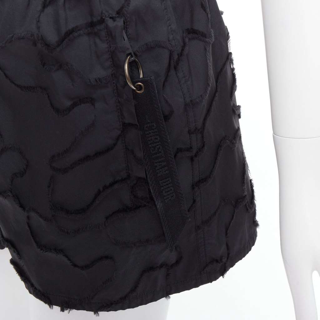 Dior Camouflage Patch Shorts Black Polyester Never worn - Back View