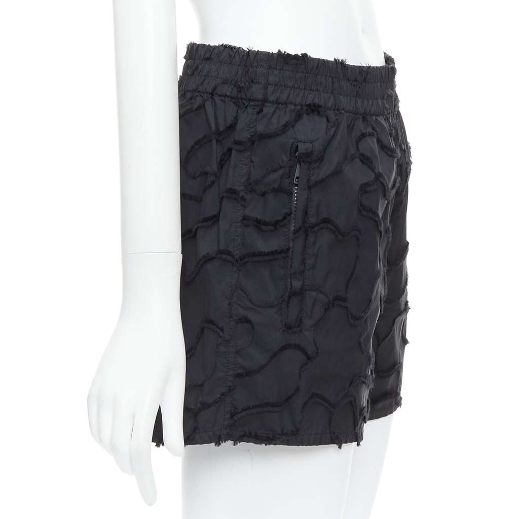 Dior Camouflage Patch Shorts Black Polyester Never worn - Model View