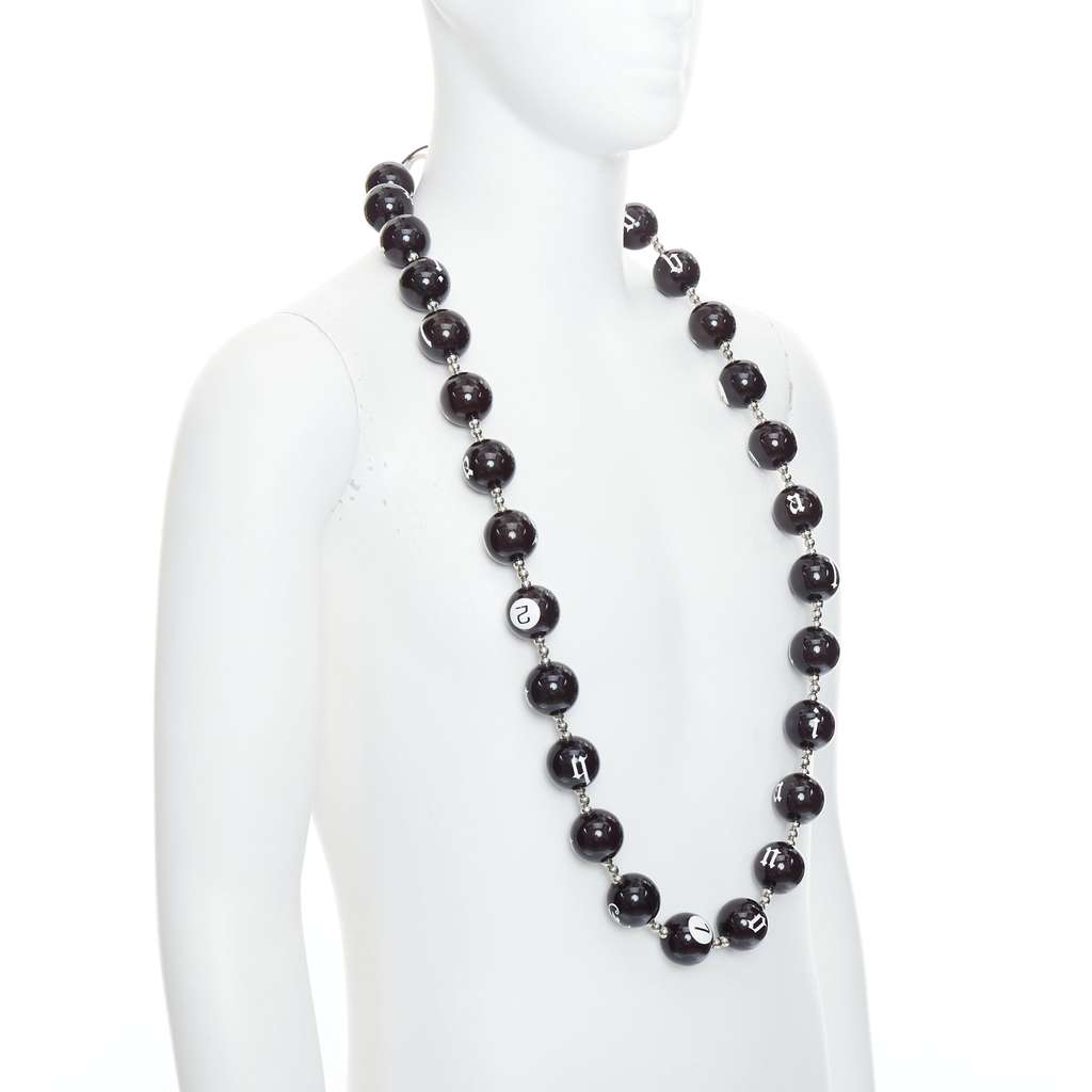 John Galliano Gothic Necklace Black Plastic Good - Inside View