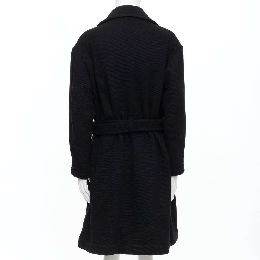 Yohji Yamamoto Black Wool Winter Coat Black Wool Very good condition - Box View