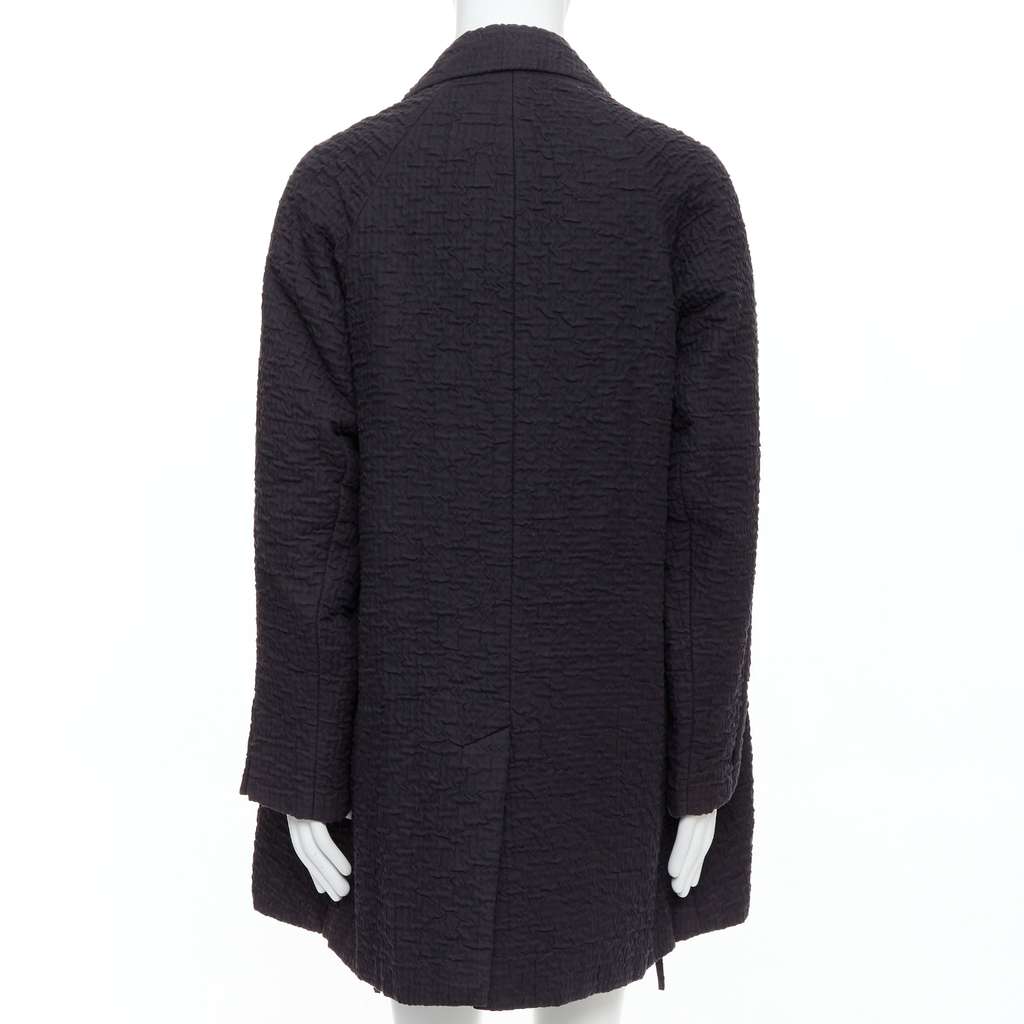 John Rocha Black Flare Raglan Coat Black Fair condition - Box View