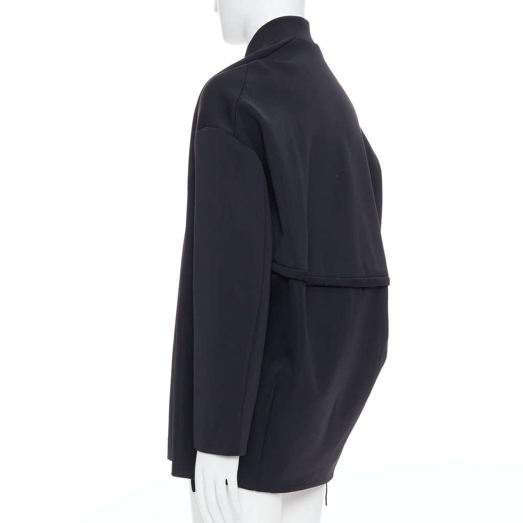John Rocha Black Silky Padded Coat Black Polyester Very good - Back View