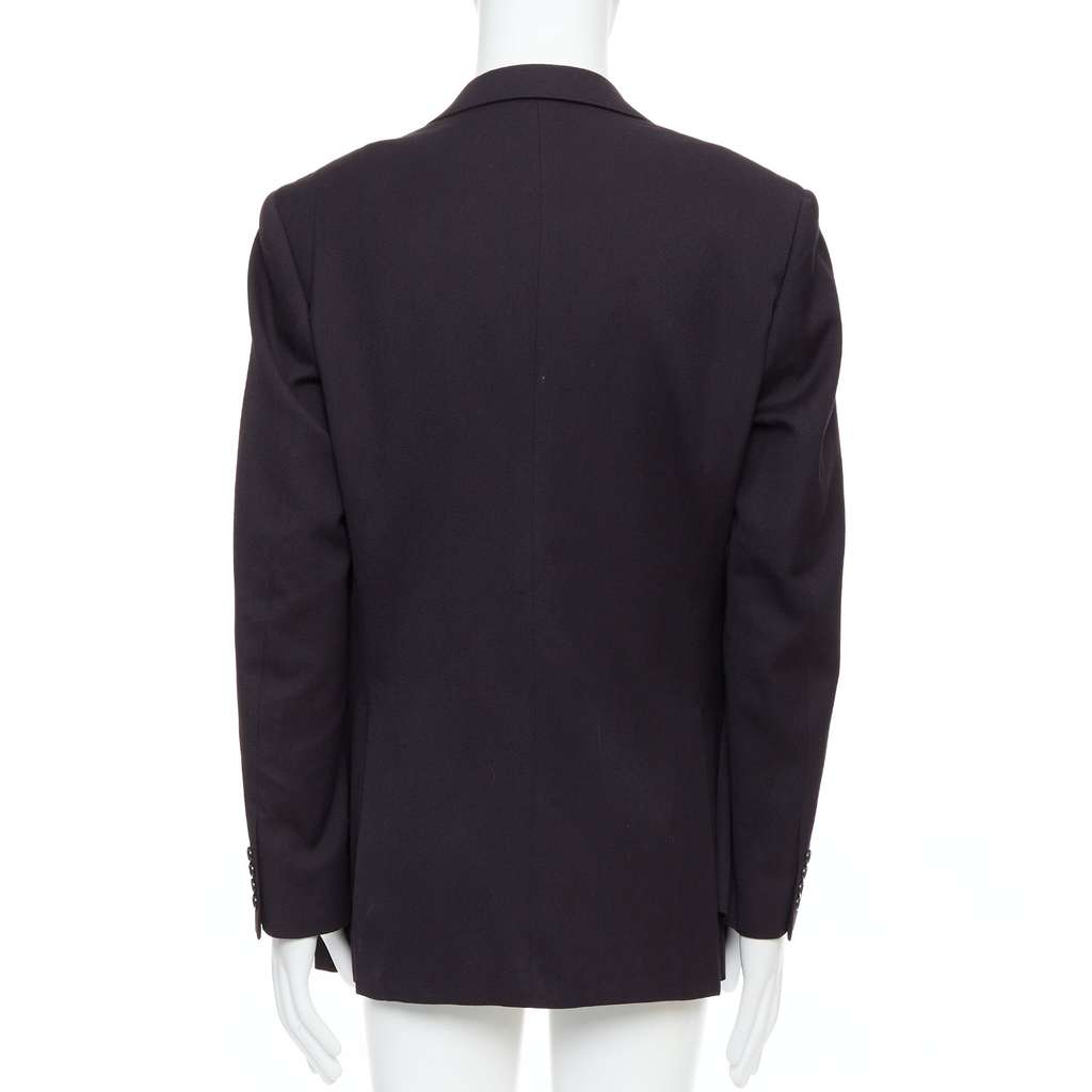 Yohji Yamamoto Black Twill Flap Blazer Black Never worn, with tag - Box View