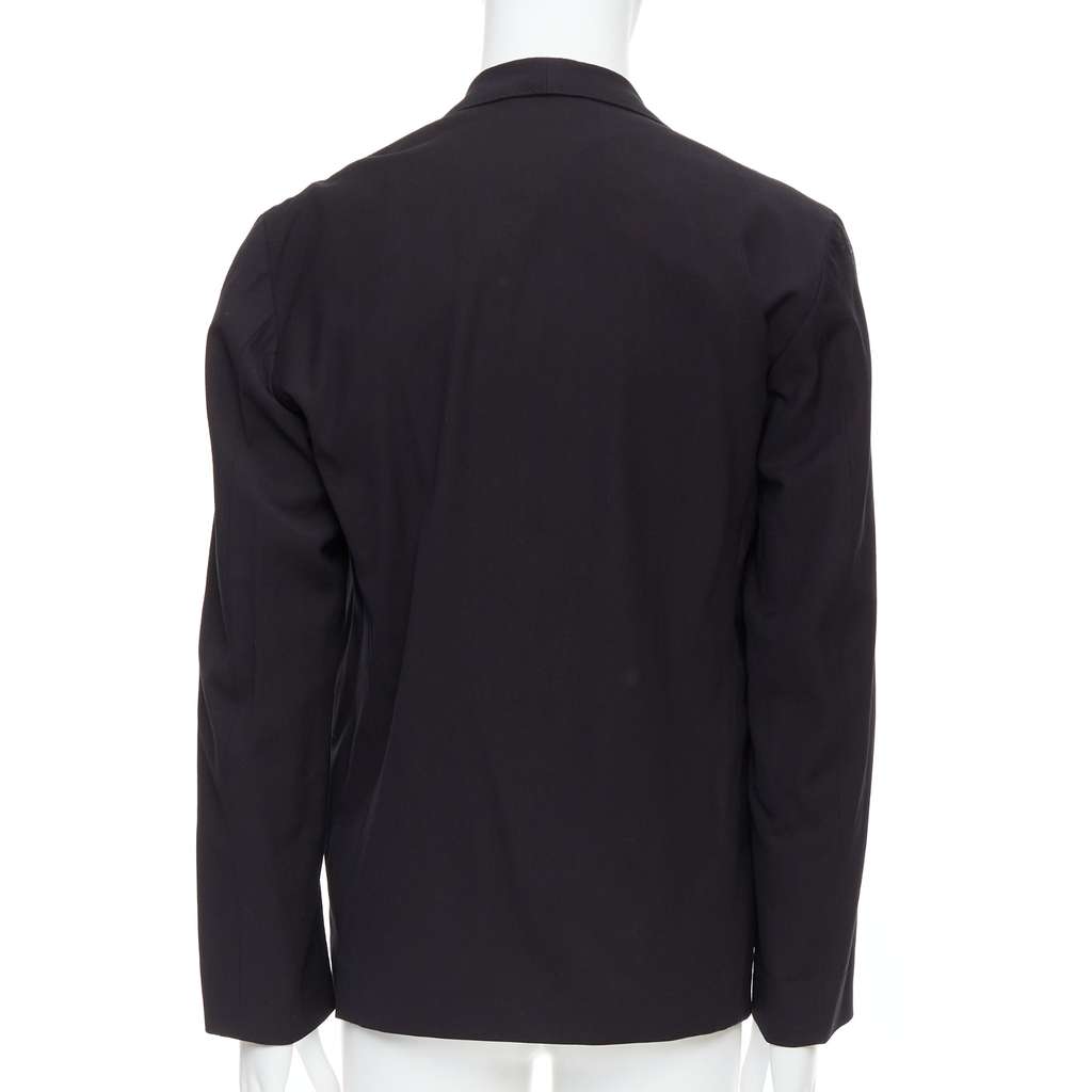 Lemaire Black Shawl Crop Blazer Black Wool Very good - Box View