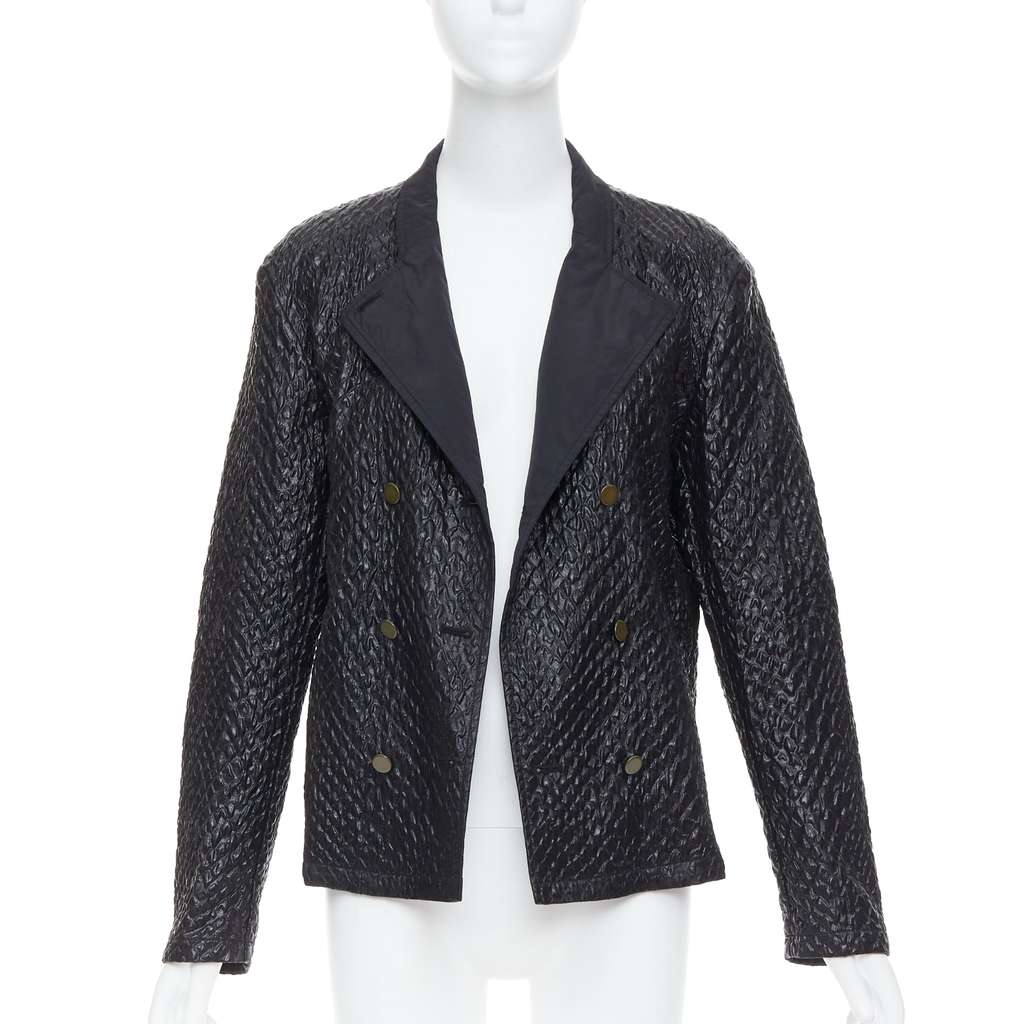 Lanvin Black Cropped Jacket Black Very good - Inside View