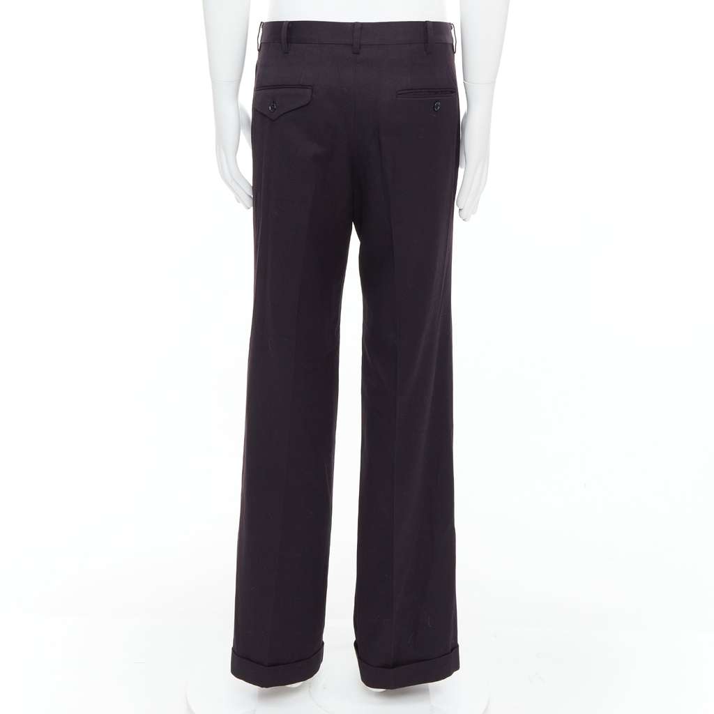 Yohji Yamamoto Wool Blend Pants Brown Very good condition - Box View