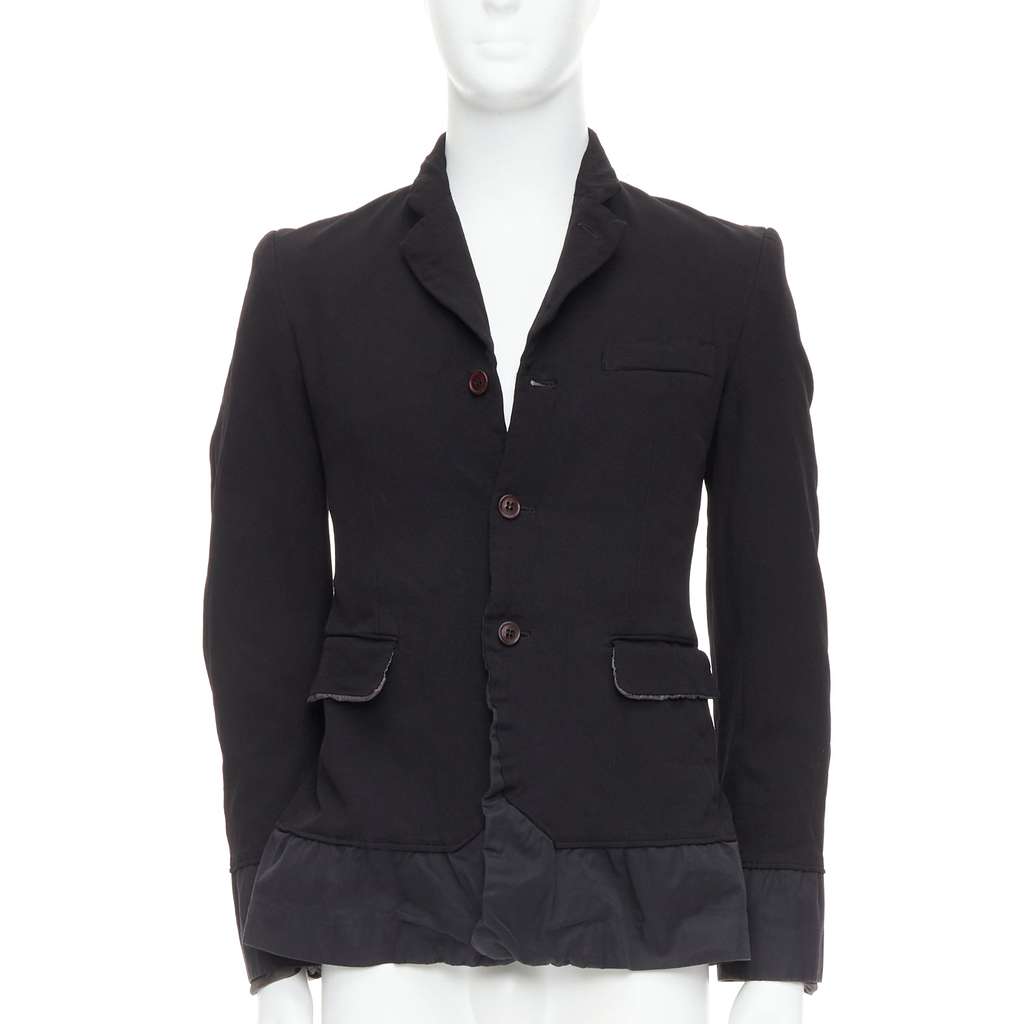 Comme Des Garcons Black Docking Blazer Black Polyester Very good condition - Front View