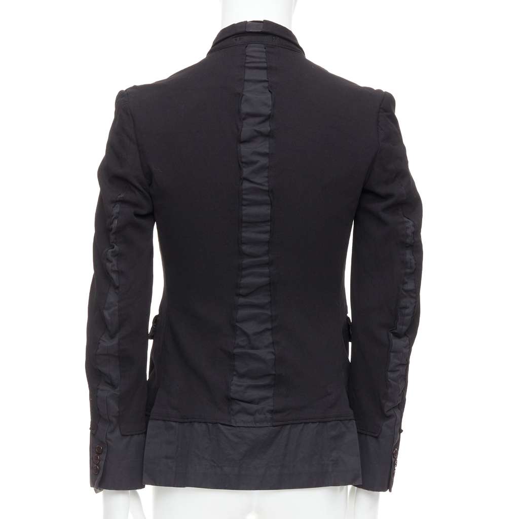 Comme Des Garcons Black Docking Blazer Black Polyester Very good condition - Back View