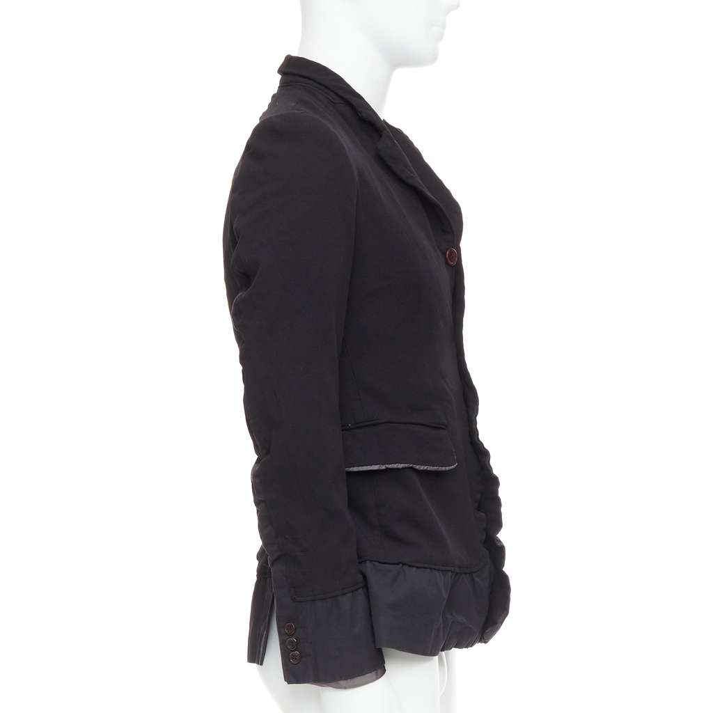 Comme Des Garcons Black Docking Blazer Black Polyester Very good condition - Model View