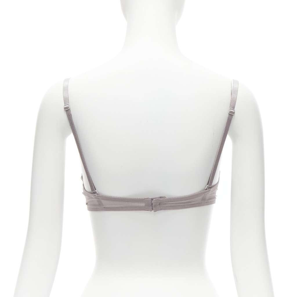 Gucci 3D Mesh Bra Grey Polyamide Never worn - Box View