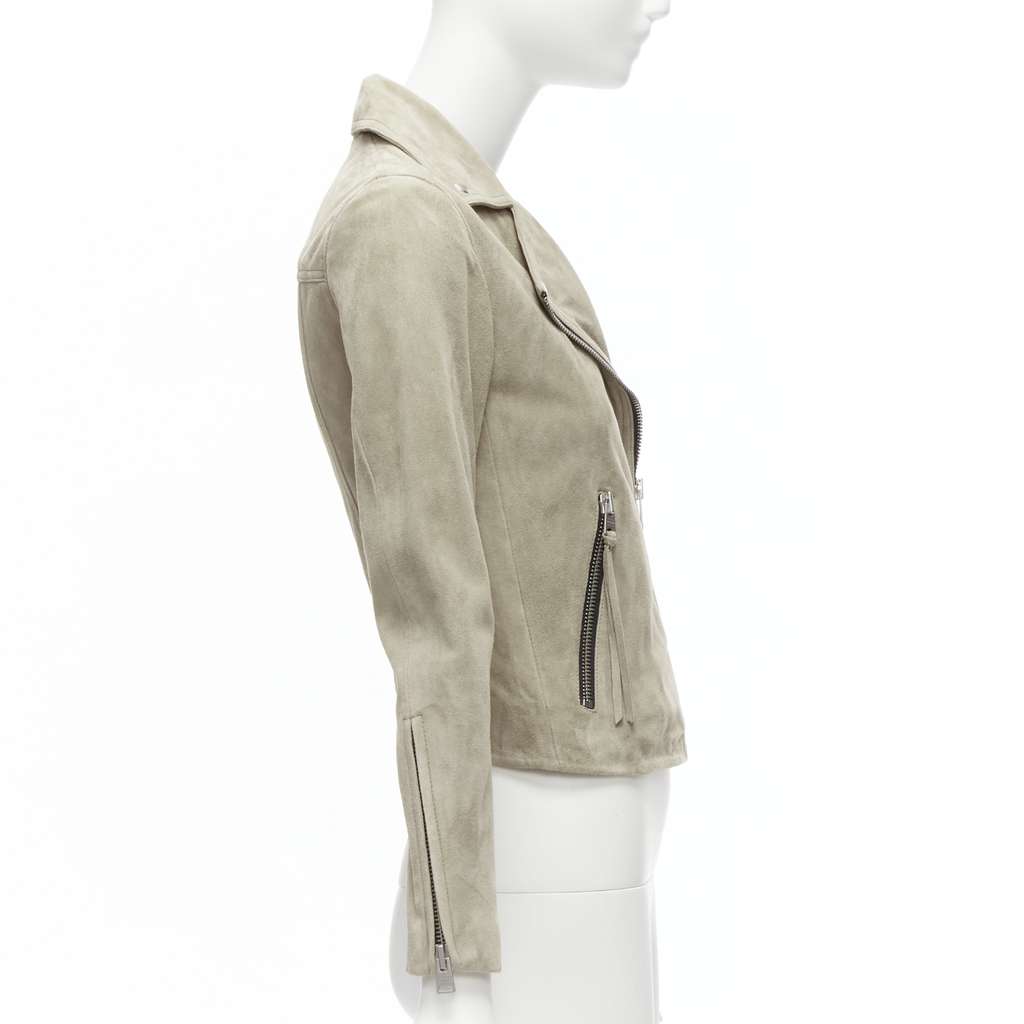 All Saints Dalby Beige Suede Very good - Box View