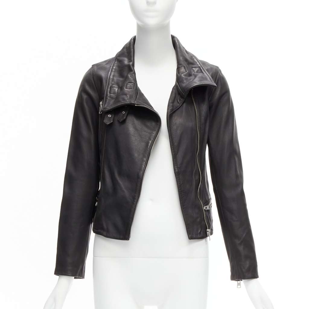 All Saints Bales Black Leather Never worn - Front View