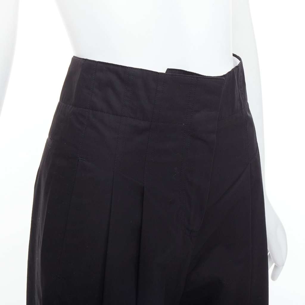 Celine High Waist Pants Black Cotton Very good - Back View