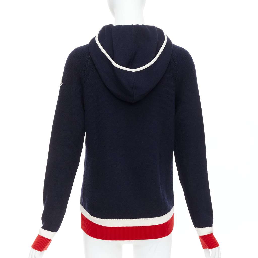 Moncler Argyle Turtleneck Sweater Red Wool Never worn - Box View