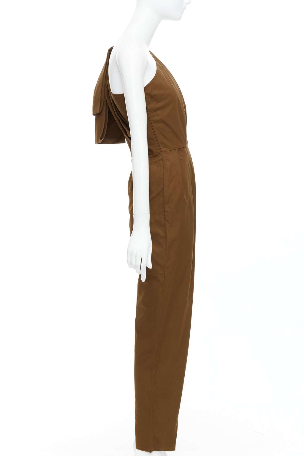 Max Mara Avola Brown Cotton Very good - Model View
