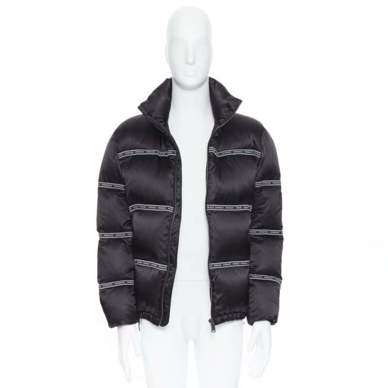 Versace Black Ribbon Jacket Black Never worn, with tag - Inside View