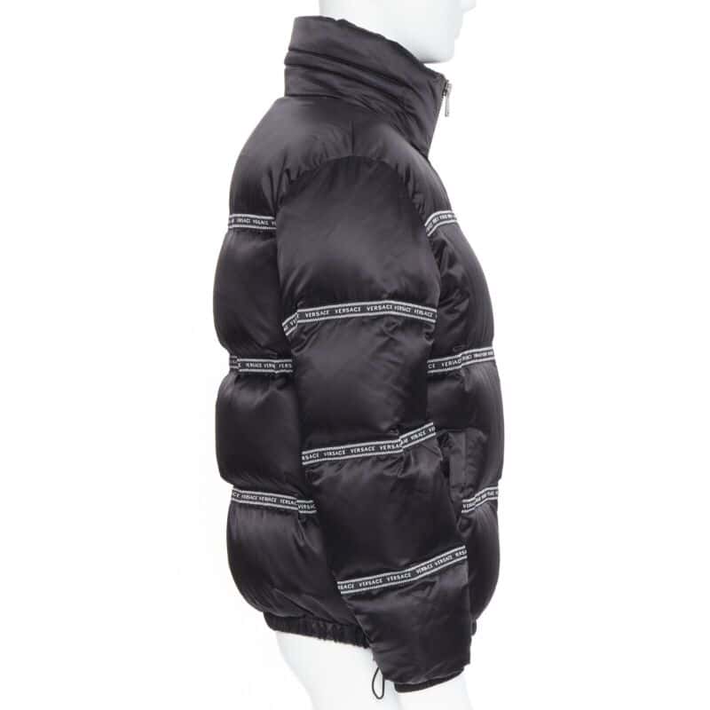 Versace Black Ribbon Jacket Black Never worn, with tag - Box View