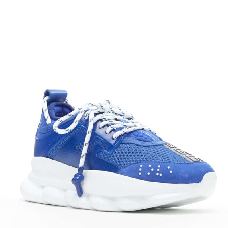 Versace Chain Reaction Shoes Blue Never worn - Back View
