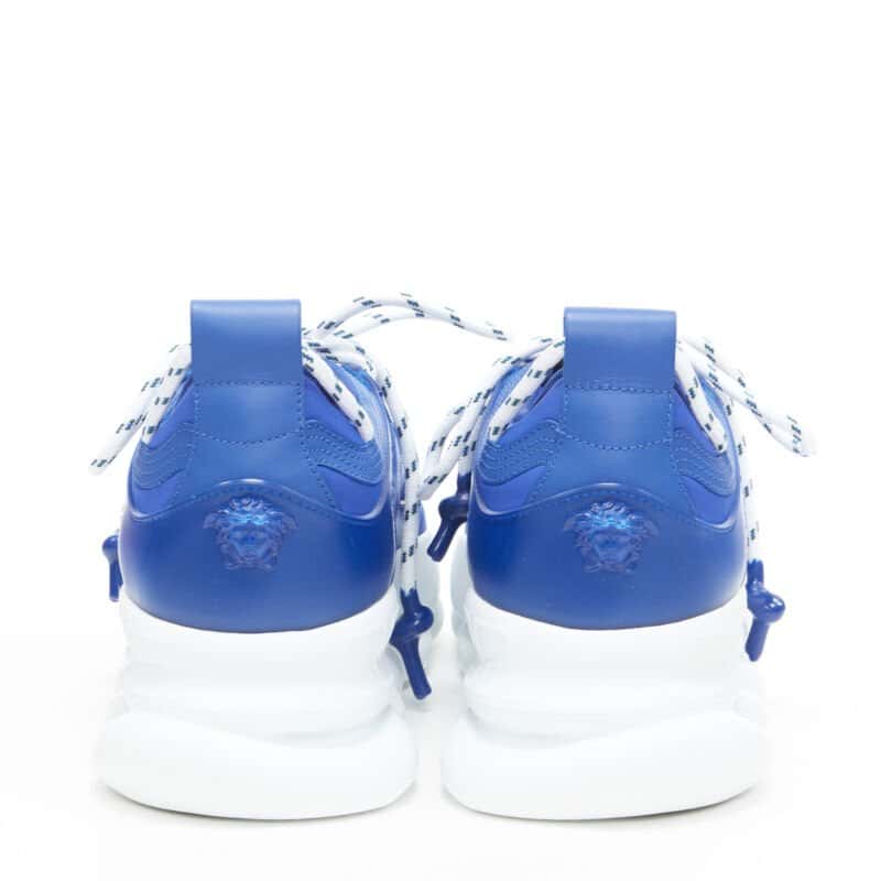 Versace Chain Reaction Shoes Blue Never worn - Box View
