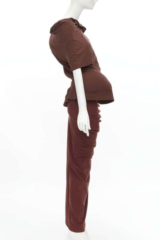 Comme Des Garcons Lumps Bumps Set Brown Viscose Very good - Model View
