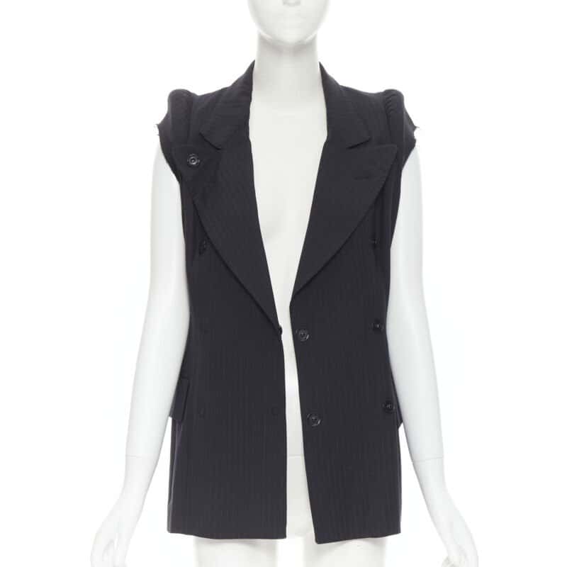 Maison Martin Margiela Deconstructed Shoulder Jacket Black Cotton Very good - Inside View