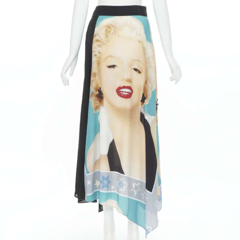 Loewe Photo Wrap Skirt Black Viscose Very good - Front View