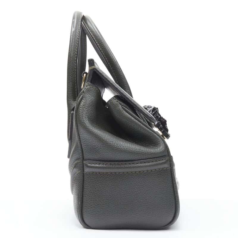 Versace Medusa Crossbody Bag Green Leather Very good - Inside View