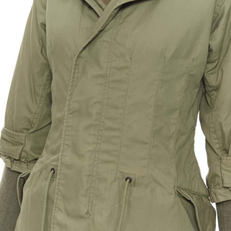 Junya Watanabe Green Fisherman Coat Green Cotton Very good - Back View