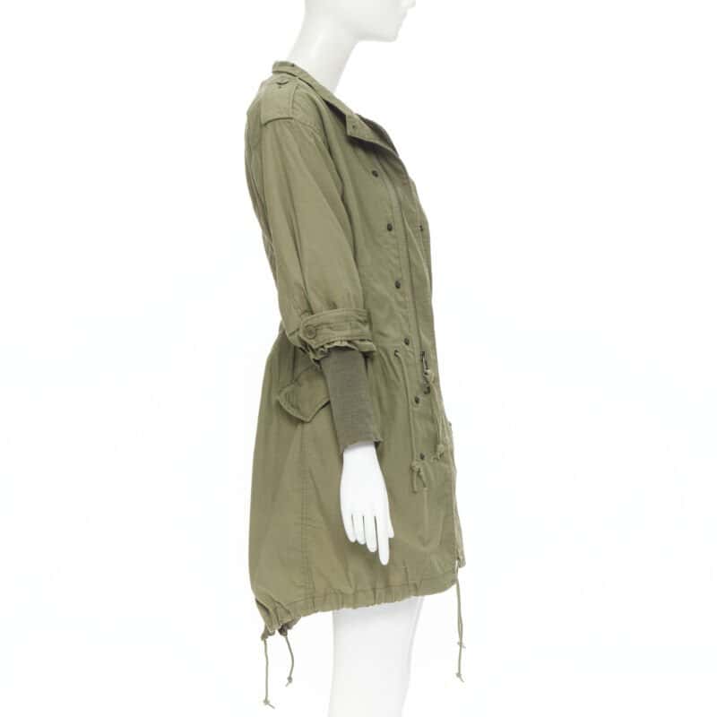 Junya Watanabe Green Fisherman Coat Green Cotton Very good - Box View