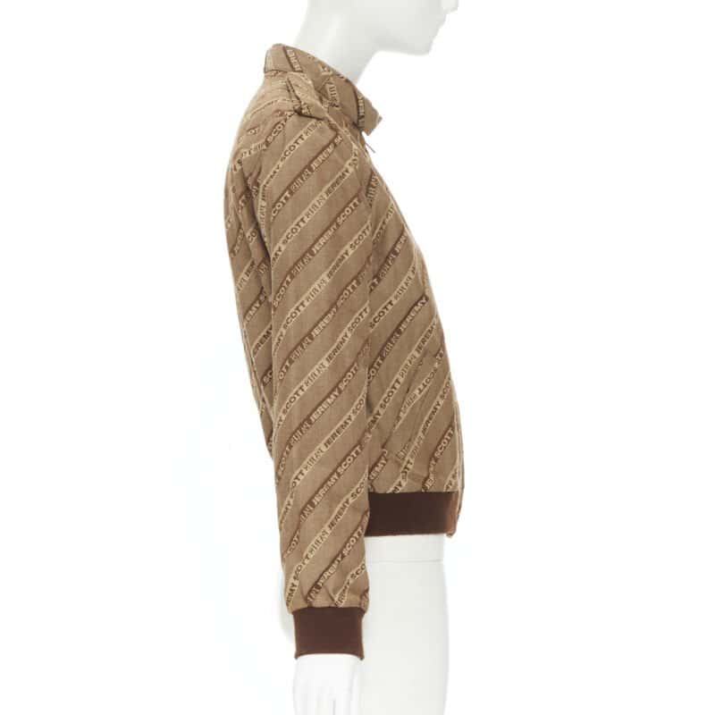 Jeremy Scott Brown Aviator Bomber Brown Cotton Fair - Box View