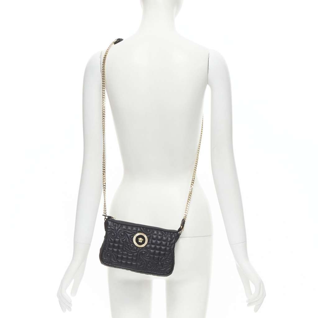 Versace Vanitas Black Leather Very good - Back View