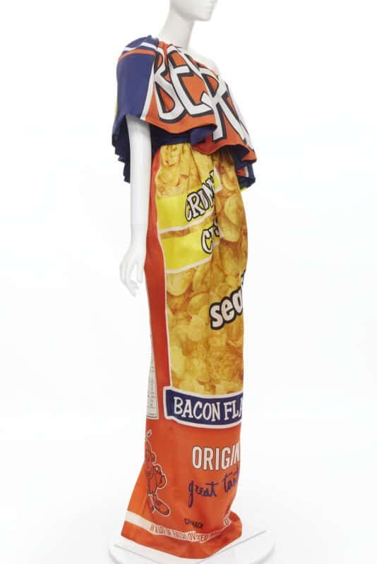 Moschino Potato Chip Gown MultiColor Silk Very good - Inside View