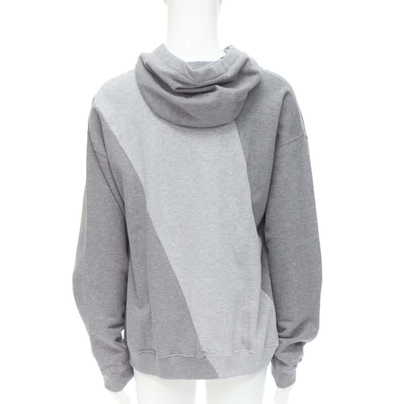 Versace Mixed Logo Hoodie Grey Cotton Never worn, with tag - Box View
