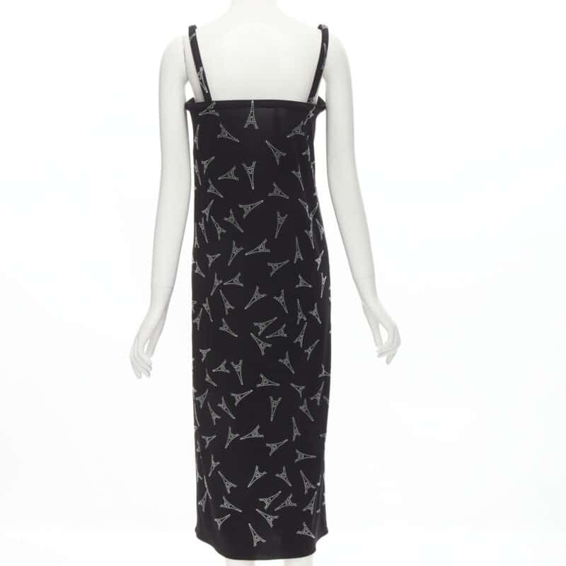 Balenciaga Eiffel Boned Dress Black Viscose Never worn, with tag - Box View