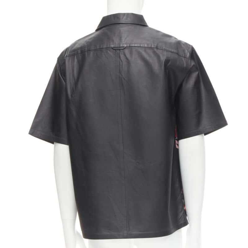 Prada Rose Bolt Shirt Black Cotton Very good - Box View
