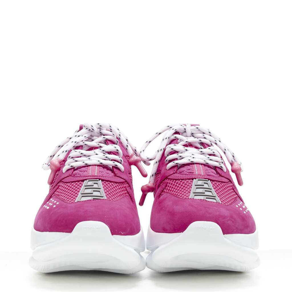 Versace Chain Reaction Pink Leather Never worn - Inside View