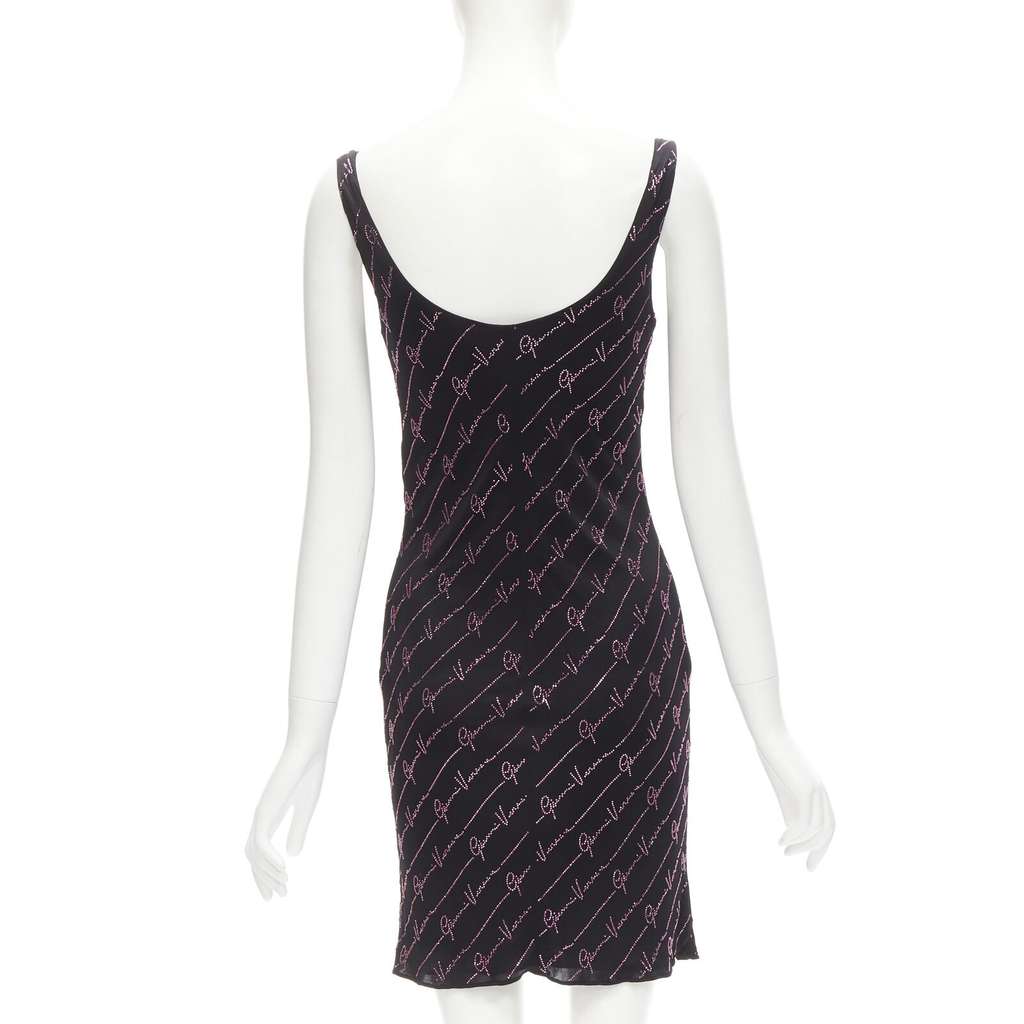 Versace Gianni Versace Signature Black Viscose Never worn, with tag - Box View