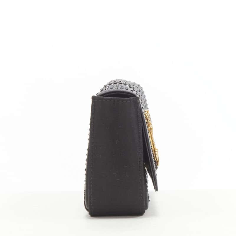 Versace DBFH209 D2RASS K41OT Black Silk Never worn, with tag - Model View