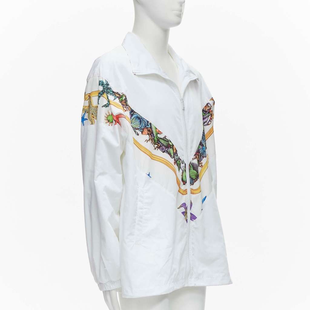Versace Starfish White Jacket White Polyester Never worn, with tag - Back View
