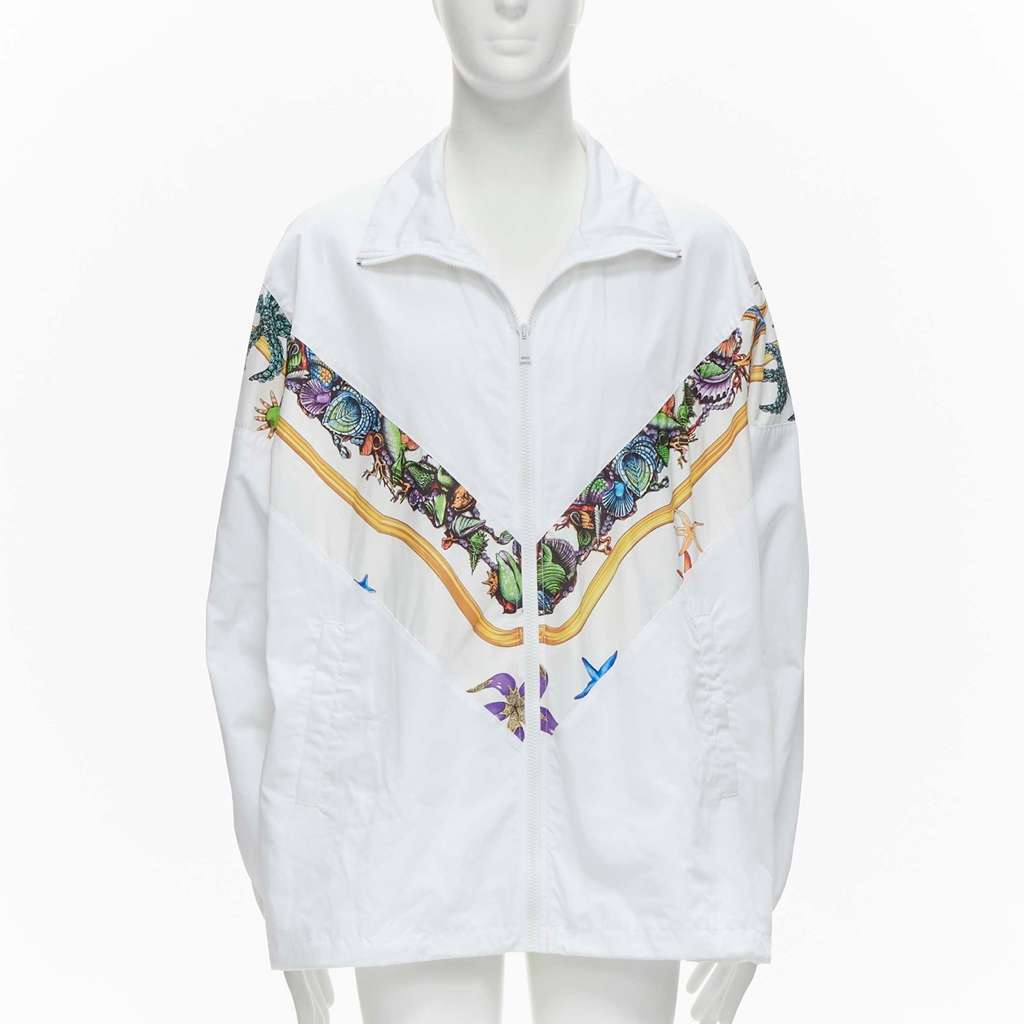 Versace Starfish White Jacket White Polyester Never worn, with tag - Inside View