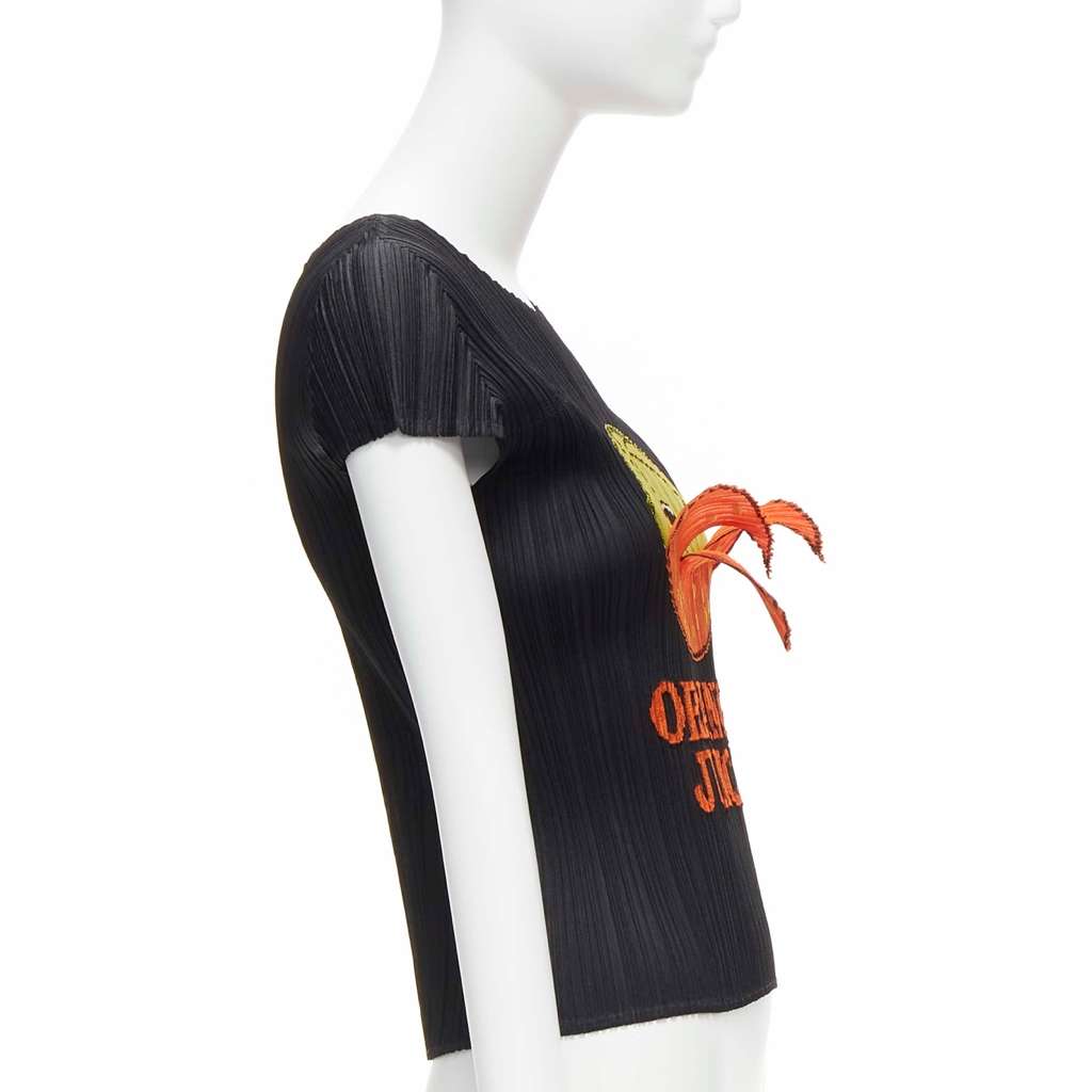 Issey Miyake Juice Peelable Top Black Polyester Very good - Model View