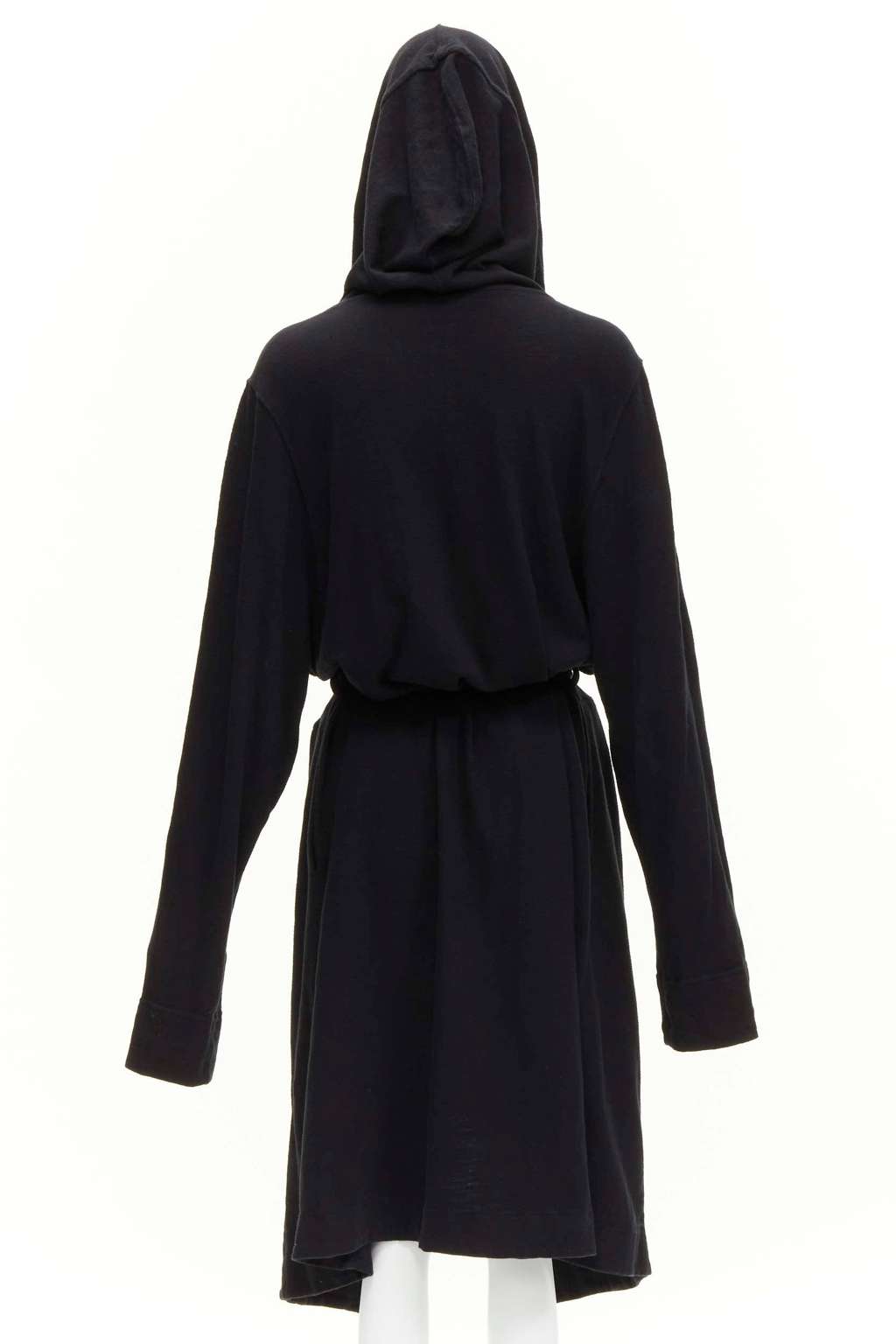 Rick Owens Black Hooded Robe Black Cotton Very good condition - Box View