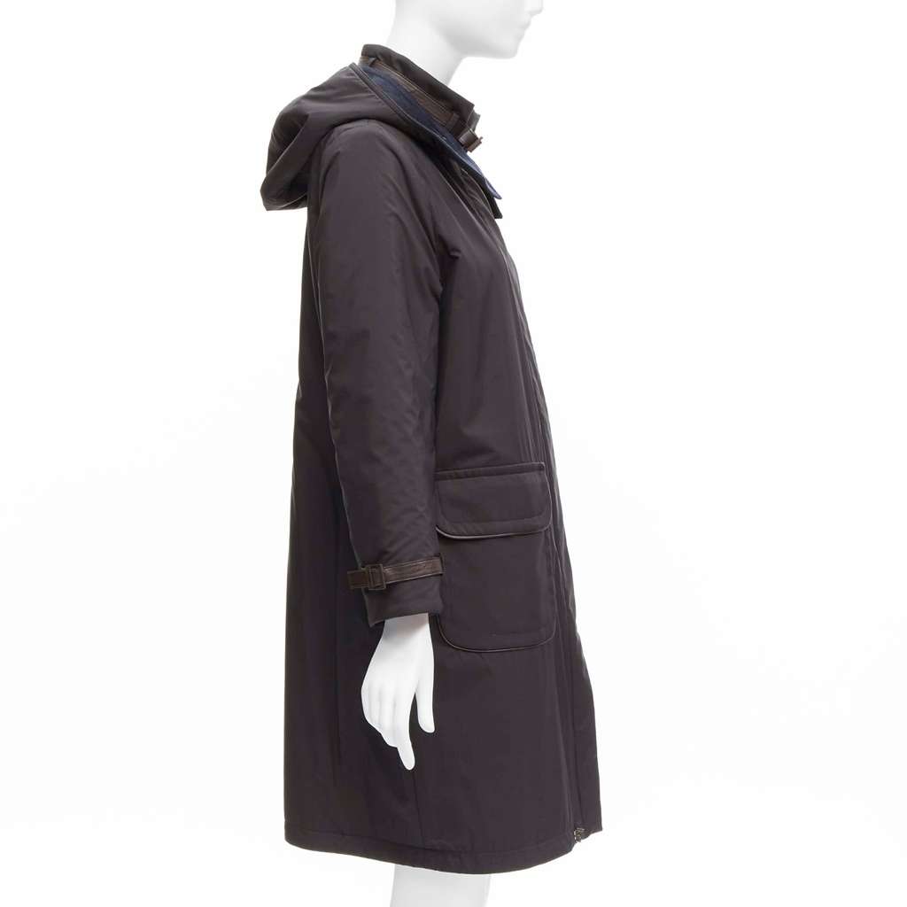 Loro Piana Reversible Wool Jacket Navy Cashmere Very good - Box View