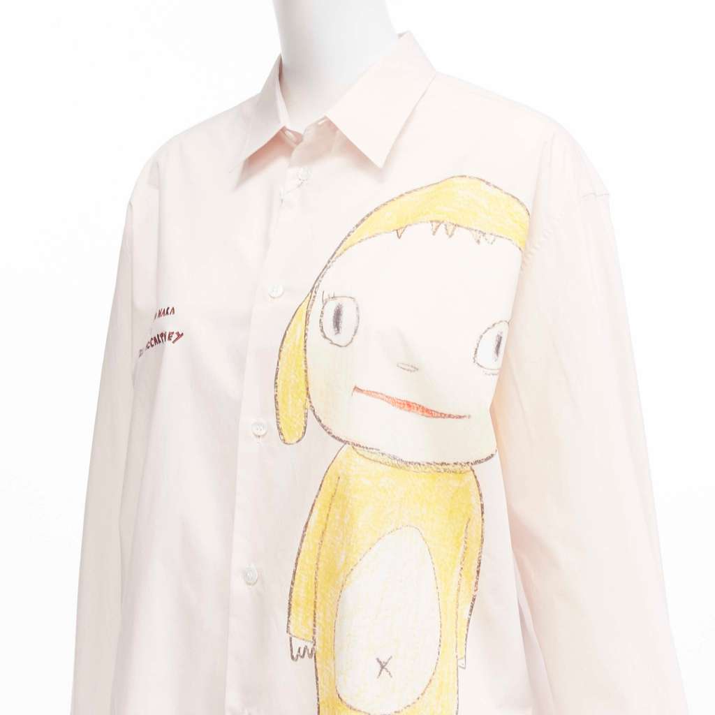 Stella Mccartney Graphic Oversized Shirt Pink Cotton Never worn, with tag - Back View