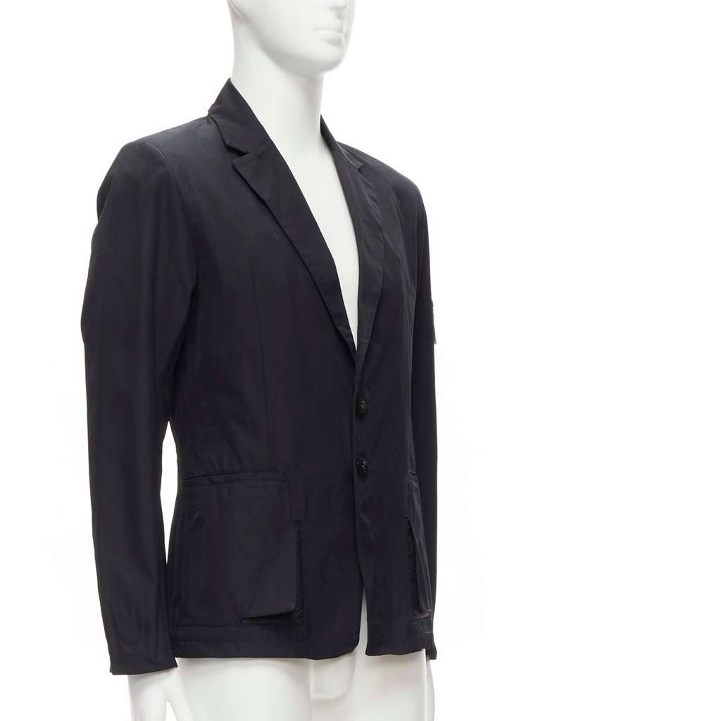 Stone Island Black Technical Blazer Black Very good - Inside View