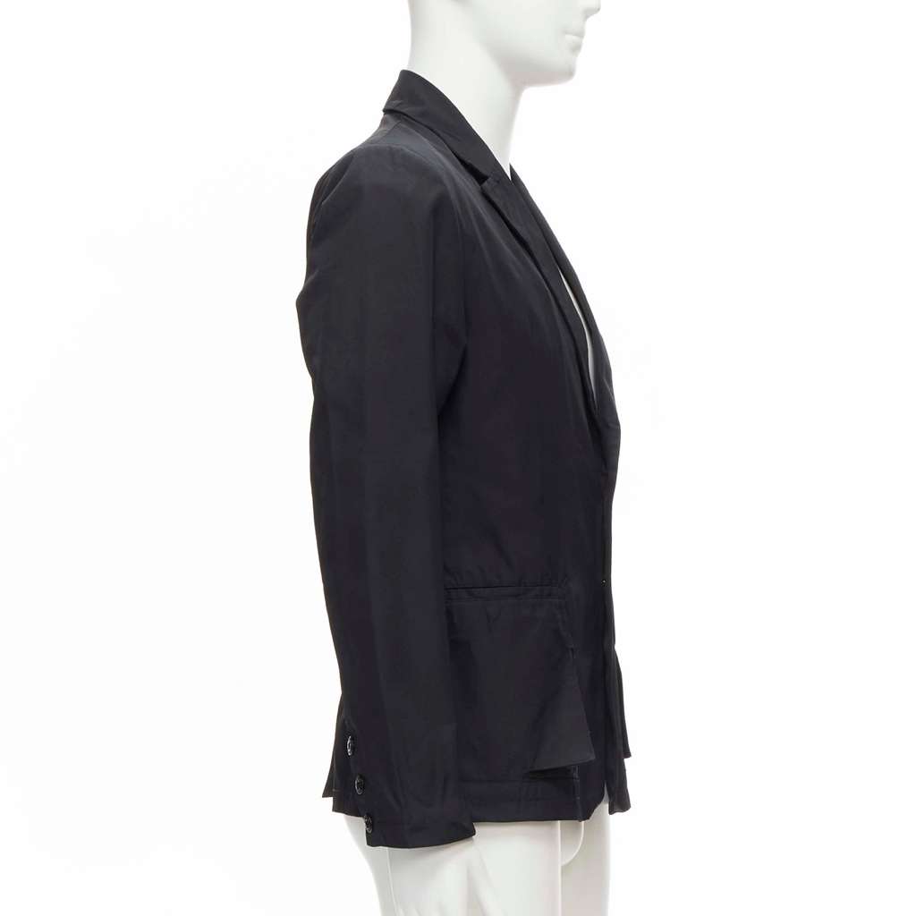 Stone Island Black Technical Blazer Black Very good - Model View