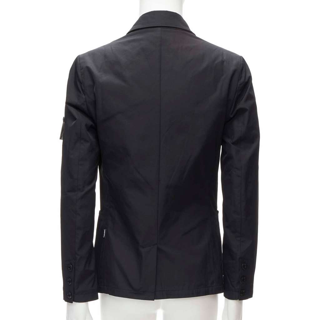 Stone Island Black Technical Blazer Black Very good - Box View