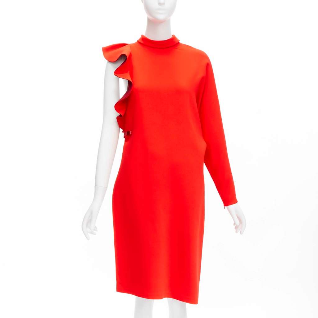 Givenchy Metal Ruffle Tunic Red Never worn - Inside View